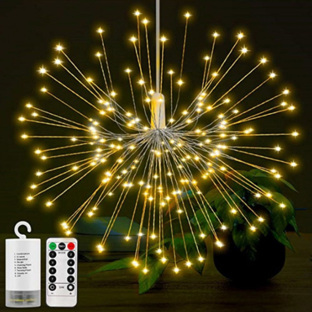 Firework Lights, Explosion Star, Silver Line Lights