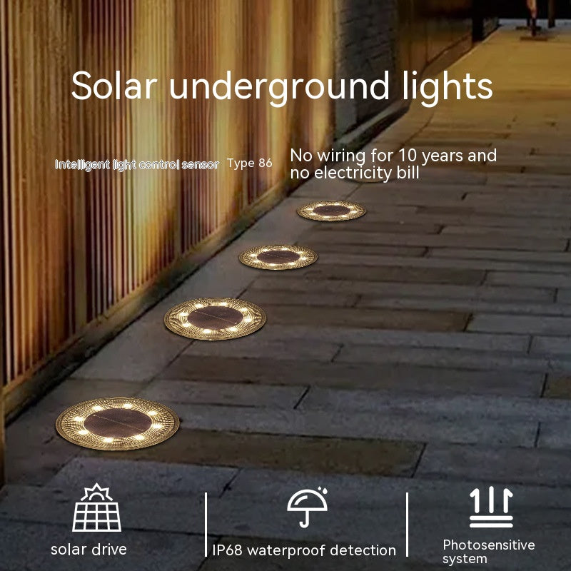 Solar Lawn Lamp Outdoor Courtyard Induction Type