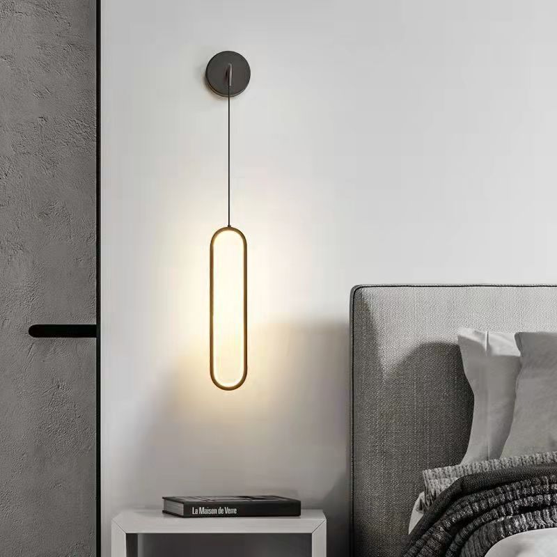 Modern Minimalist Bedside Wall Lamp Living Room Wall Light Bulb Nordic Internet Celebrity Minimalist