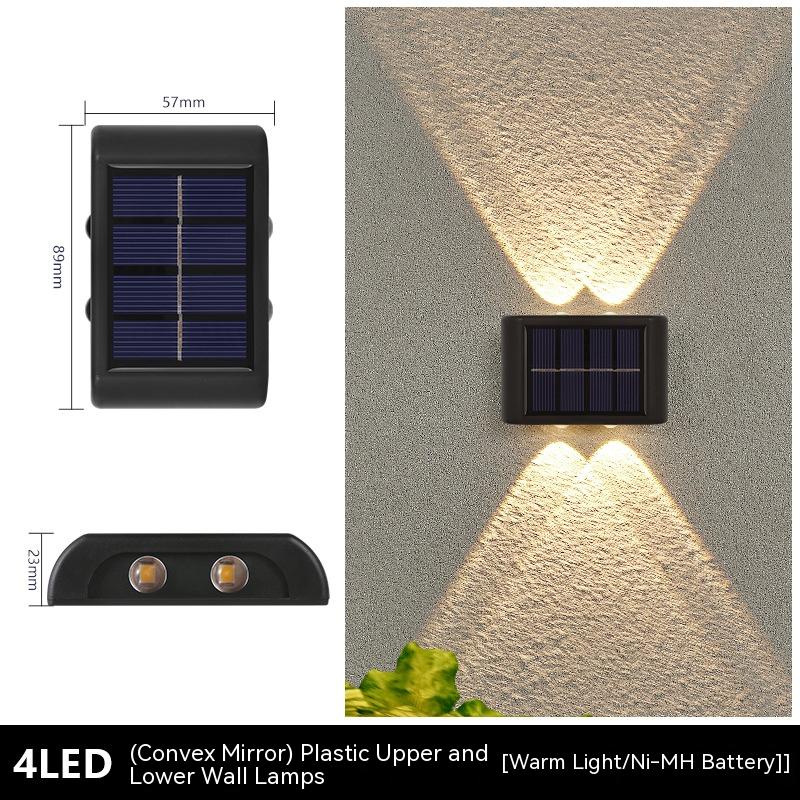 Solar Outdoor Yard Lamp Household Wall Lamp