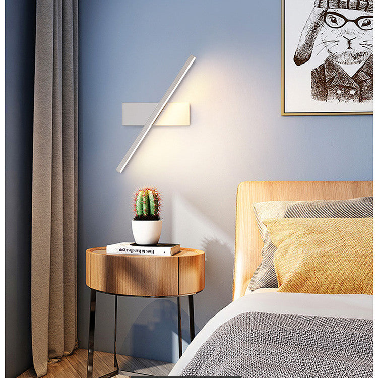 Rotatable Bedroom Bedside Wall Lamp